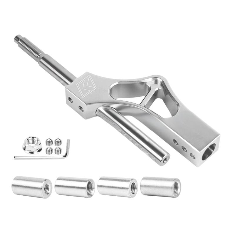 Регулируемый удлинитель ручки переключения передач автомобиля, универсальная посадка, алюминиевый рычаг переключения передач, эргономичный, для повышения комфорта вождения