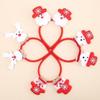 New Arrival Cute LED Santa Elk Snowman Whitebear Hairband Christmas LED Light Headband Party Christmas Decoration