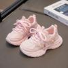 Весна 2025 Новые кроссовки для девочек Сетчатые дышащие Детские кроссовки для среднего и старшего возраста Корейская версия Универсальный стиль принцессы