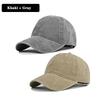 Men Women Baseball Cap Casual Unisex Baseball Cap Vintage Washed Cotton Fits Breathable Adjustable Solid Hip-Hop Dad Hat