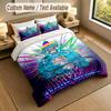 Custom Name Text Bedding 3Pcs Set,Gorilla Tag cartoon 1 Duvet Cover 2 Pillowcases Soft Bed Linen For Gift
