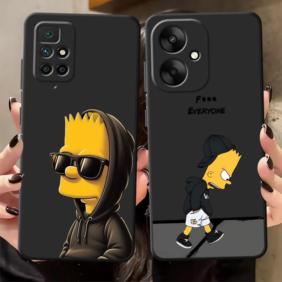 Cool S-simpsons Cartoon Case for Xiaomi Redmi A1 A2 Plus K40 K80 Pro 12C 14C A4 A5 13C 10 A3 9 Funda Phone Cover