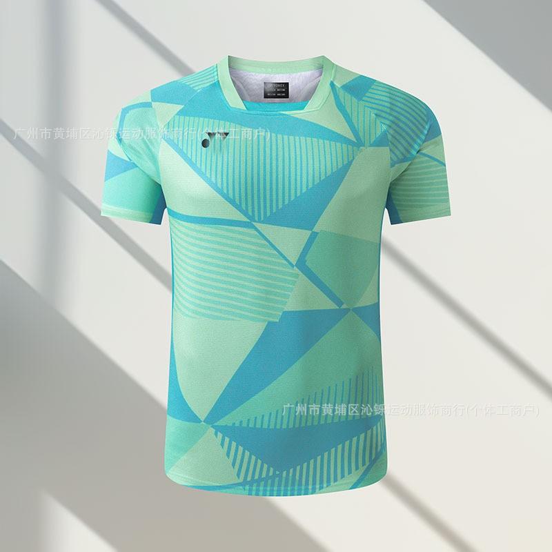 Unisex Quick-Dry Badminton Shirt Men Women Kids Breathable Sport T-Shirt Athletic Top