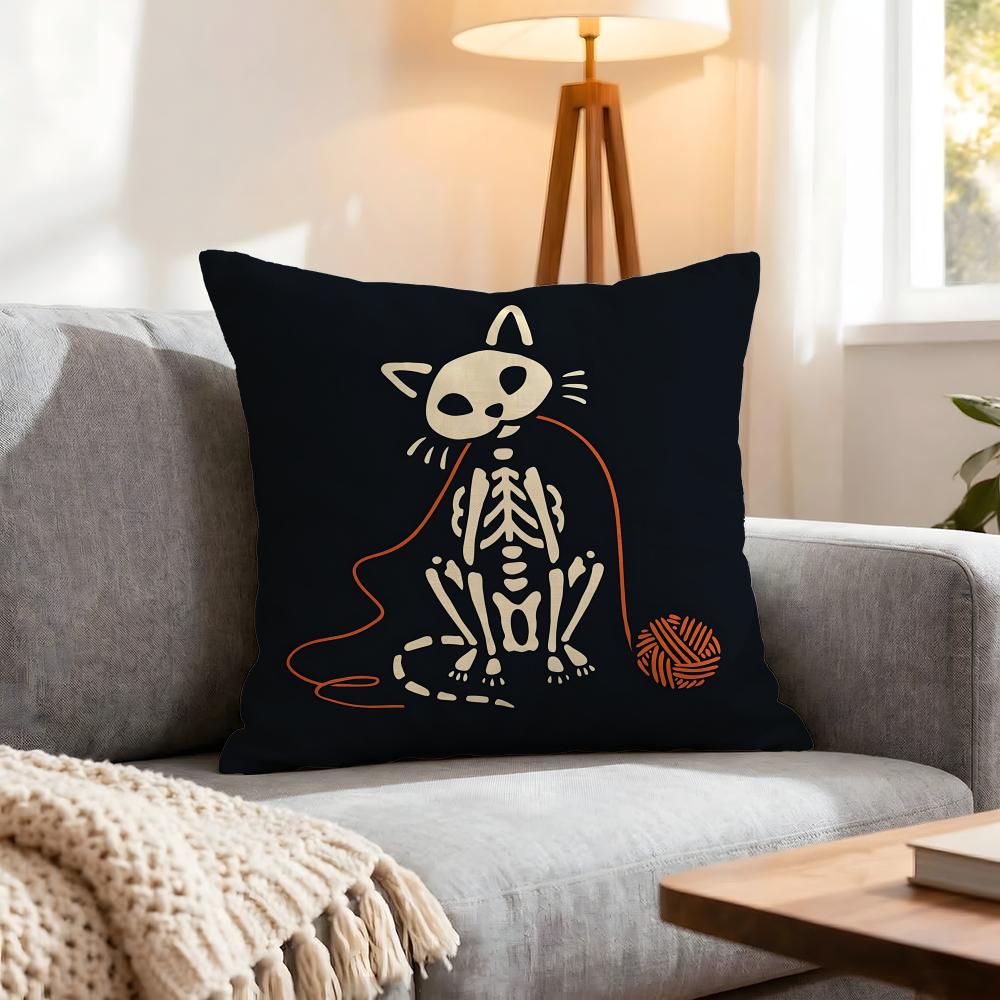 Holiday Halloween Cushion Cover Pcs Decorative Covers Soft Cushion Case for Sofa Couch Decor x x Pillowcases