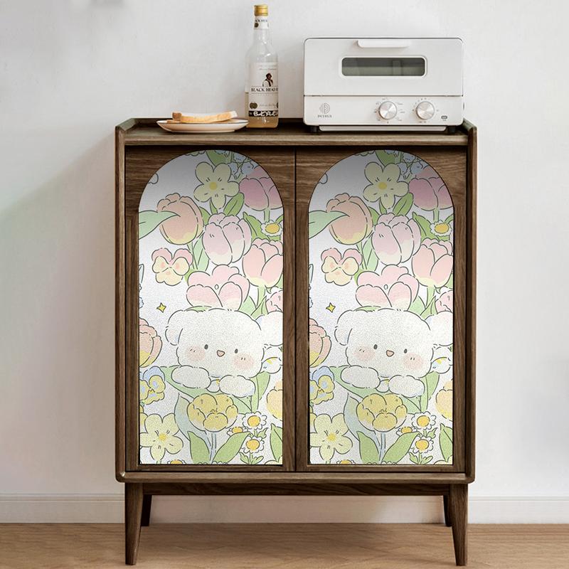 Пленка для конфиденциальности окон Матовая наклейка на стекло Декоративная пленка для обоев на окна Наклейки от посторонних взглядов для ванной комнаты, шкафа, кладовки