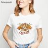 Freddie Mercury T-Shirt Summer Clothes Tops Queen Band Shirt Women Graphic Tees Femme Camisas