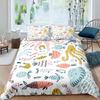 Crab Duvet Cover King Queen Cartoon Ocean Animal Bedding Collection For Kids Teens Adults Sea Wildlife 23Pcs Polyester Quilt Cover