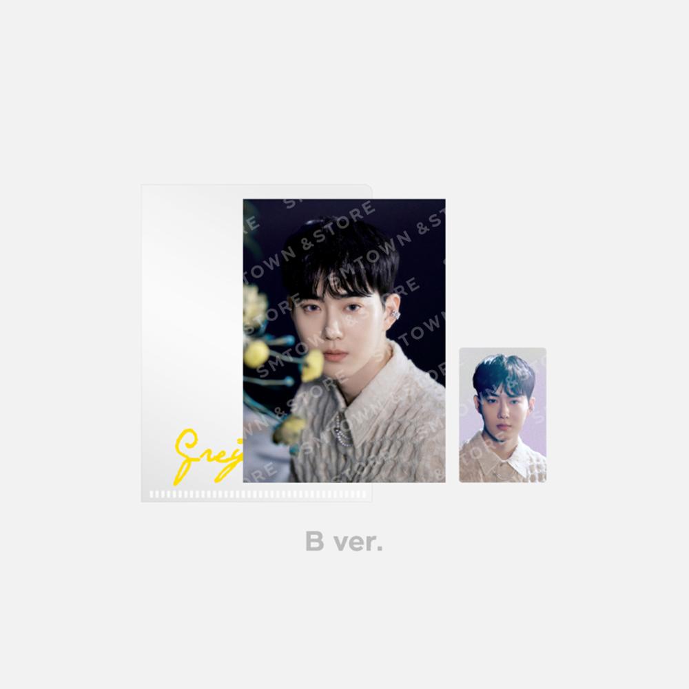 EXO SUHO Grey Suit НАБОР ОТКРЫТОК + ГОЛОГРАММА