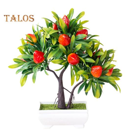 Магазин Elens, 1 шт., искусственные фрукты, клубничное дерево, бонсай, домашний офис, сад, стол, декор для вечеринки