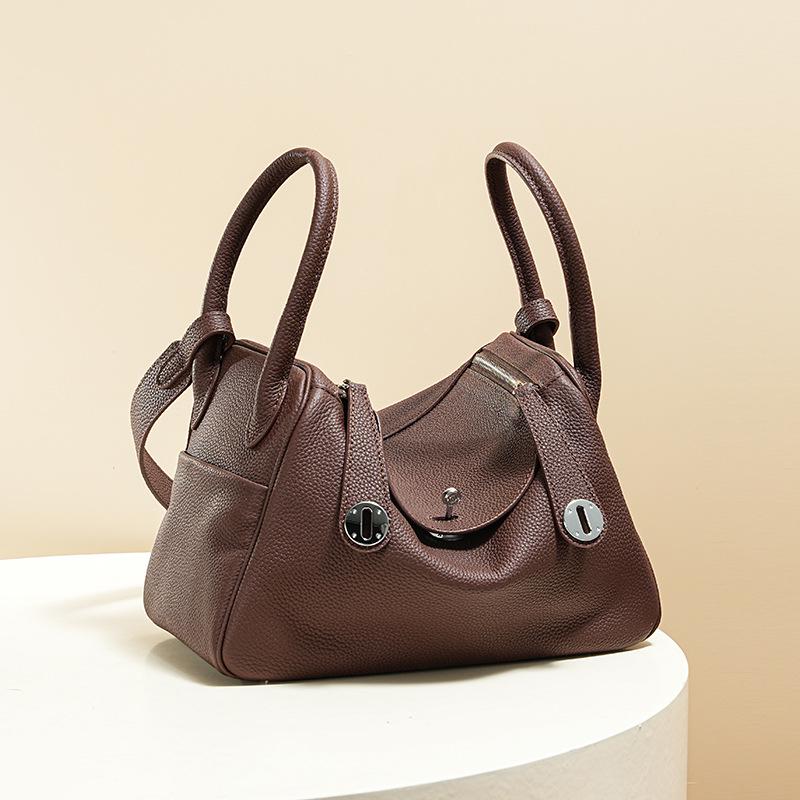 TOGO Настоящая Коровья Кожа Докторская Сумка - Ручная Работа Вощеной Нитью, Премиальное Ощущение, Женская На Одно Плечо, Стиль для Поездок на Работу, Хит Продаж.