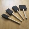 Yousheng 4Pcs Foam Paint Brushes Black Sponge Brush for Painting Staining Craft Art Renovations Adsorption Sponge