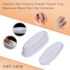 Fashion Nail Dipping Powder French Tray Manicure Mould Nail Dip Container