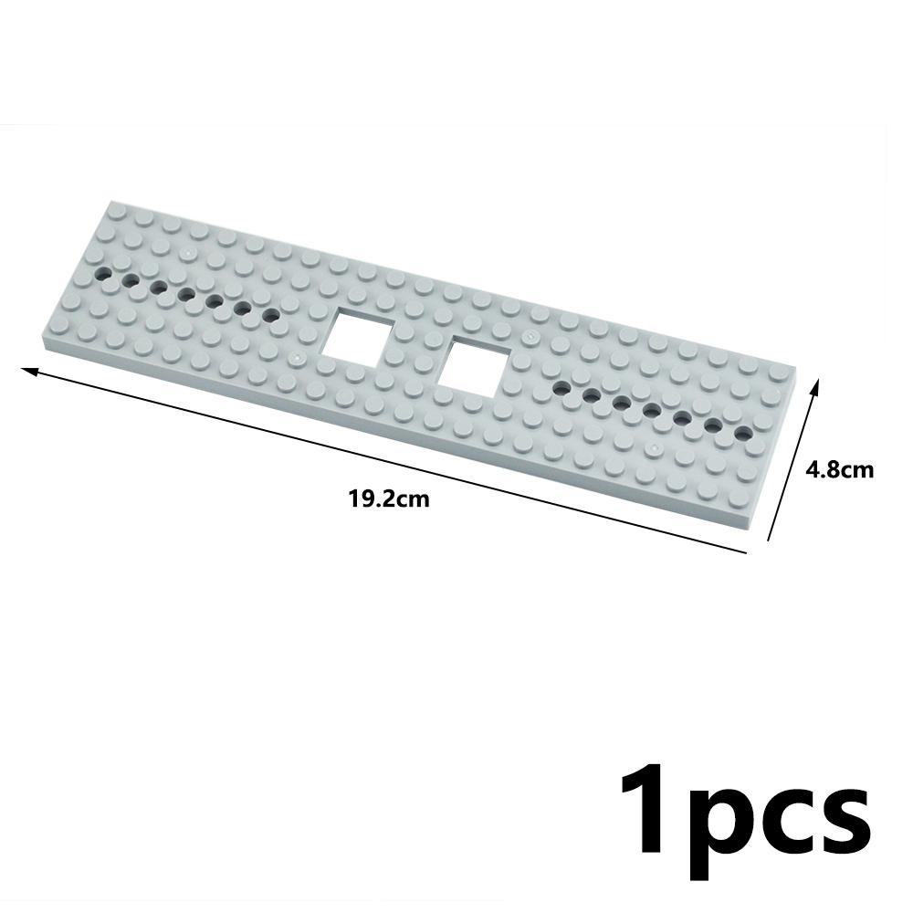 MOC Высокотехнологичная Базовая Пластина для Поезда 6x28 6x24 Точек Строительные Блоки Автомобиль Грузовик Нижняя Пластина