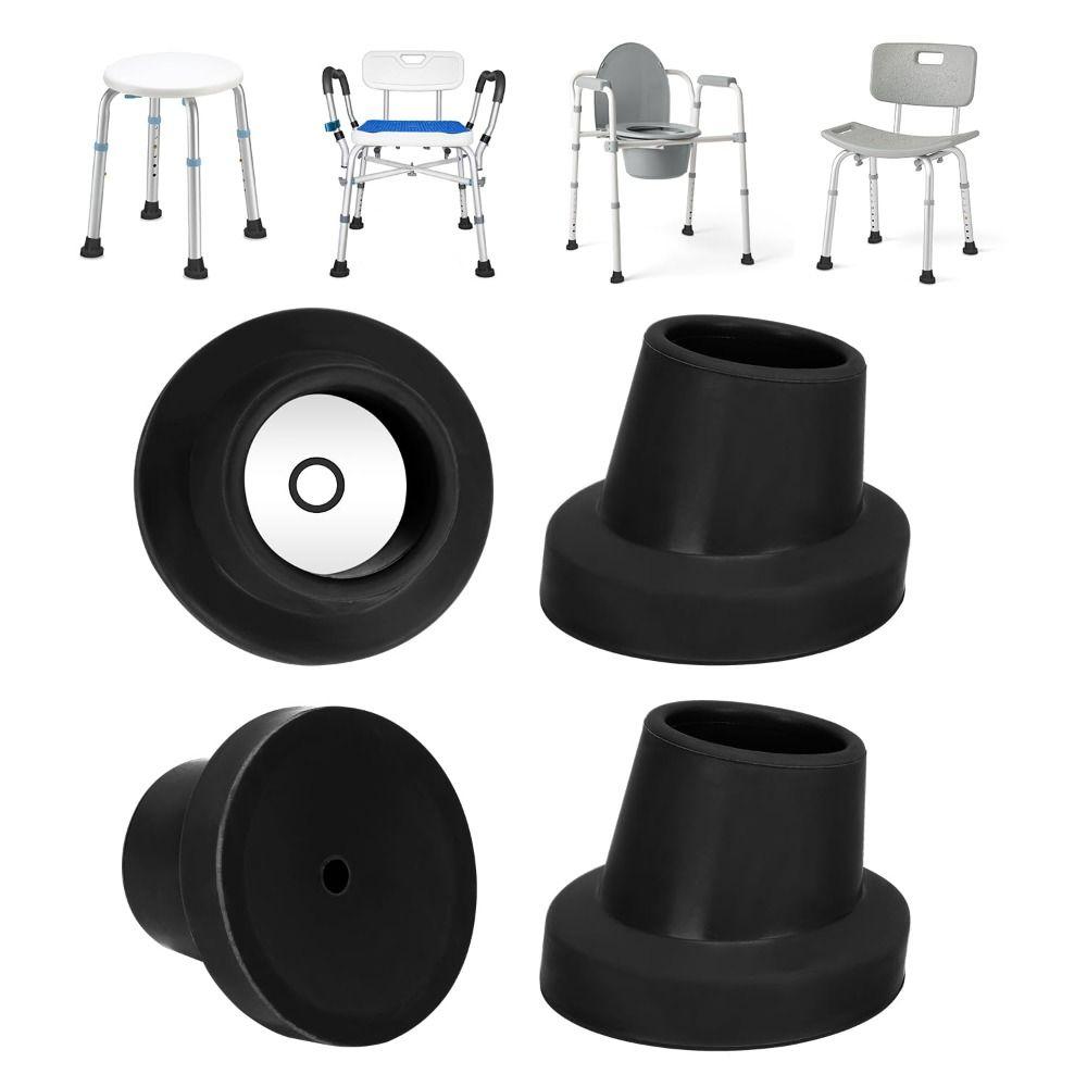 4 шт. резиновый наклонный резиновый наконечник нескользящий защитный колпачок для ножки душевого кресла трость для ходьбы