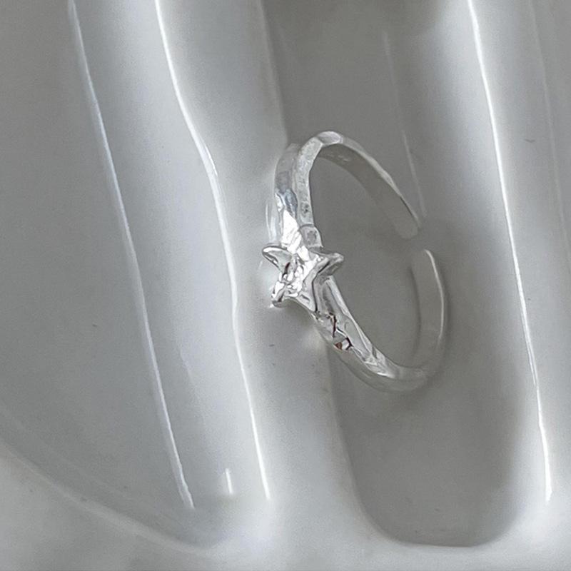 Текстура Металл Астральное Открытое Кольцо Женское Нишевое Светлое Роскошное Продвинутое Личное Модное Темпераментное Модное Кольцо Кольцо