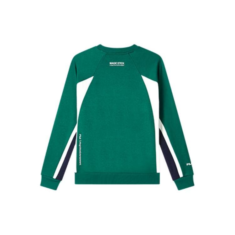 New FILA Sweatshirt Men's Wheat Sprout Green F11M319201F-GN