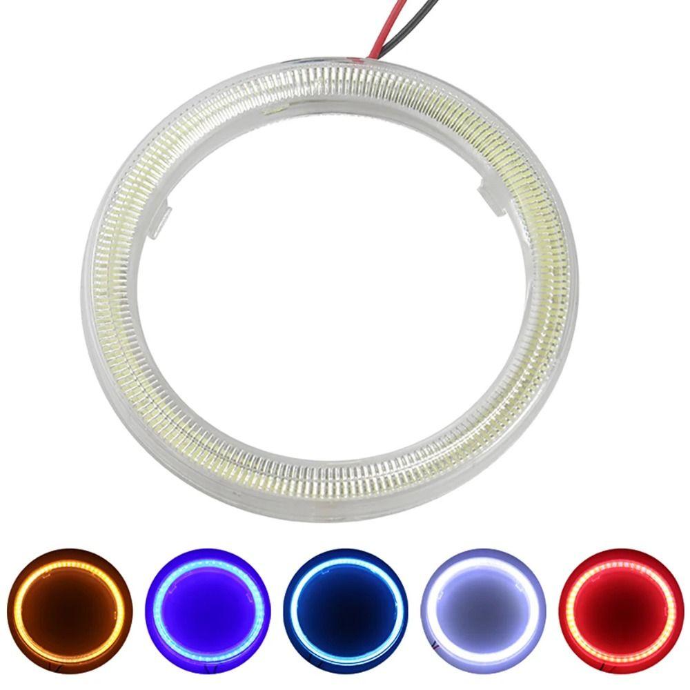 1Pcs Decorative Lights Angel Eyes Bulb Daytime Running Light Halo Ring Lamp Car COB LED Headlight