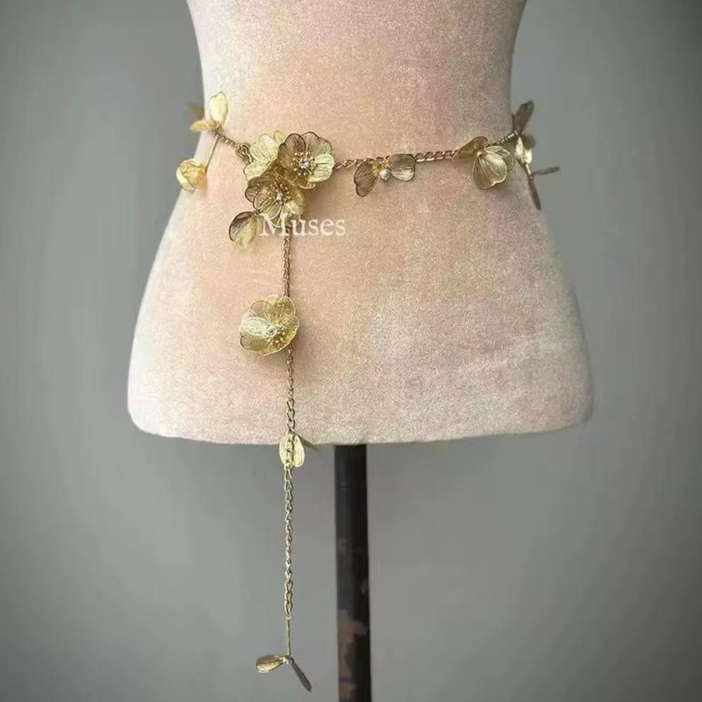 Elegant Pearl Waist Chains Versatile Hip Chain Fashion Body Jewelry Women