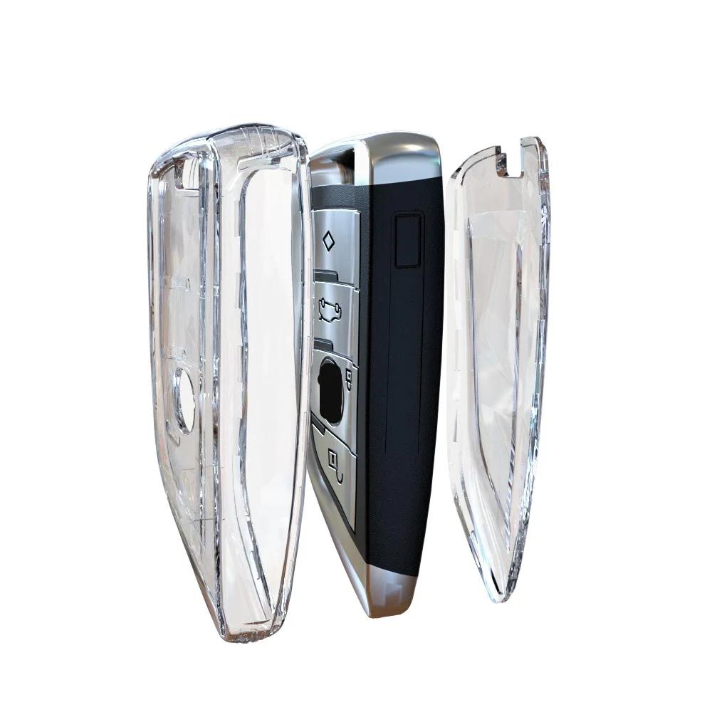 Чехол для ключей от машины для Bmw F20 G20 G30 X1 X3 X4 X5 G05 X6 X7 G11 F15 F16 G01 G02 F48, держатель для аксессуаров, брелок в виде ракушки