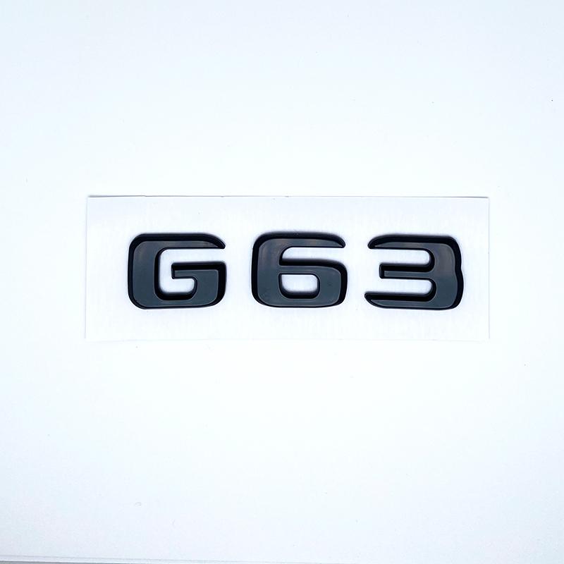 Apply to Letters G63 G65 V8 Biturbo V12 Biturbo Emblem for Mercedes Benz W463 Car Side Fender Trunk Nameplate Logo Sticker fff1