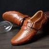 38-47 Мужские кожаные туфли ручной работы в европейском стиле, Нескользящие износостойкие туфли для делового костюма