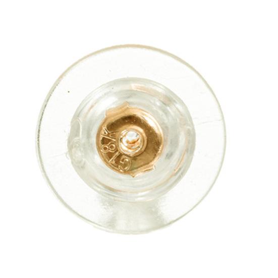 10Pcs Silicone Earring Backs Hypoallergenic Soft Clear Earring Backs Replacements Nickel Lead Free Double Safety Locking Earring Backs