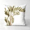 Pieces Floral Tree Print Square Throw Pillow Covers Pattern Cushion Cover Suitable for Sofa Bedroom Car Pillow Cover