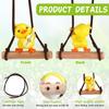 Car Pendant Cute Swing Duck Car Interior Decoration Holiday Swing Duck Rearview Mirror Pendant For Car Accessories