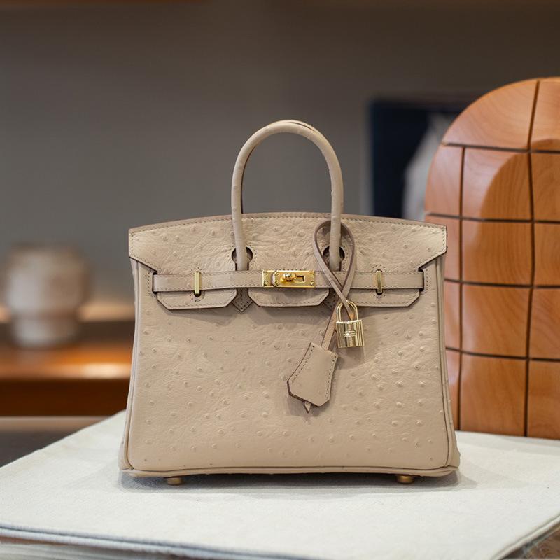 Трансграничная модель из натуральной кожи КРС первого слоя 25/30 с тиснением под страуса, модная женская сумка большой вместимости