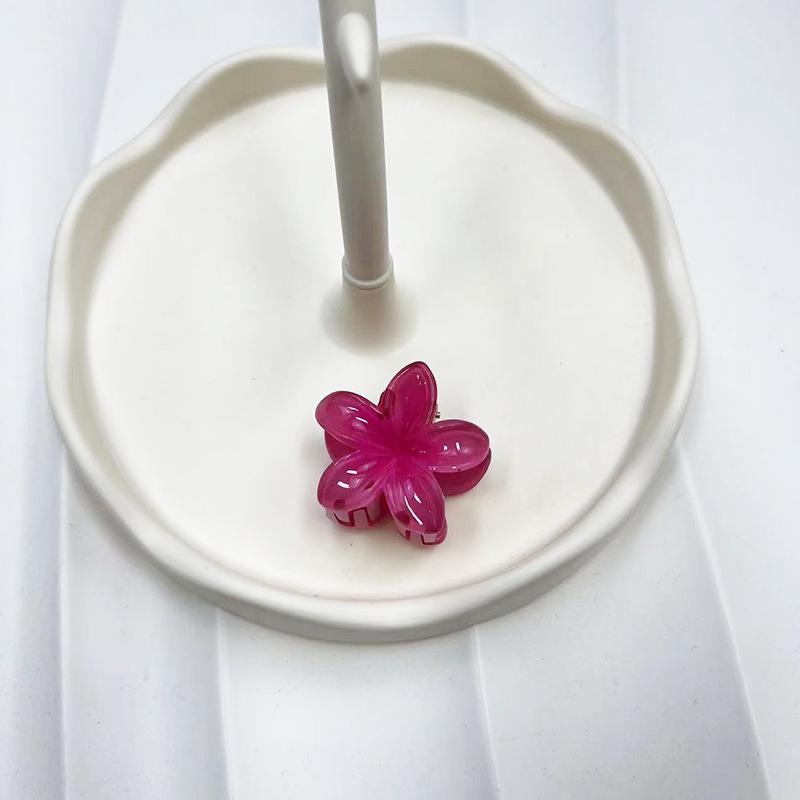 Европейский и американский Франжипани 4 см Модный зажим-краб для волос для пляжного отдыха