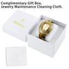 YaLaLuSi Brand Retro Women's Quartz Watch Leopard Strap Stylish and Wild Free Wiping Cloth Gift Box