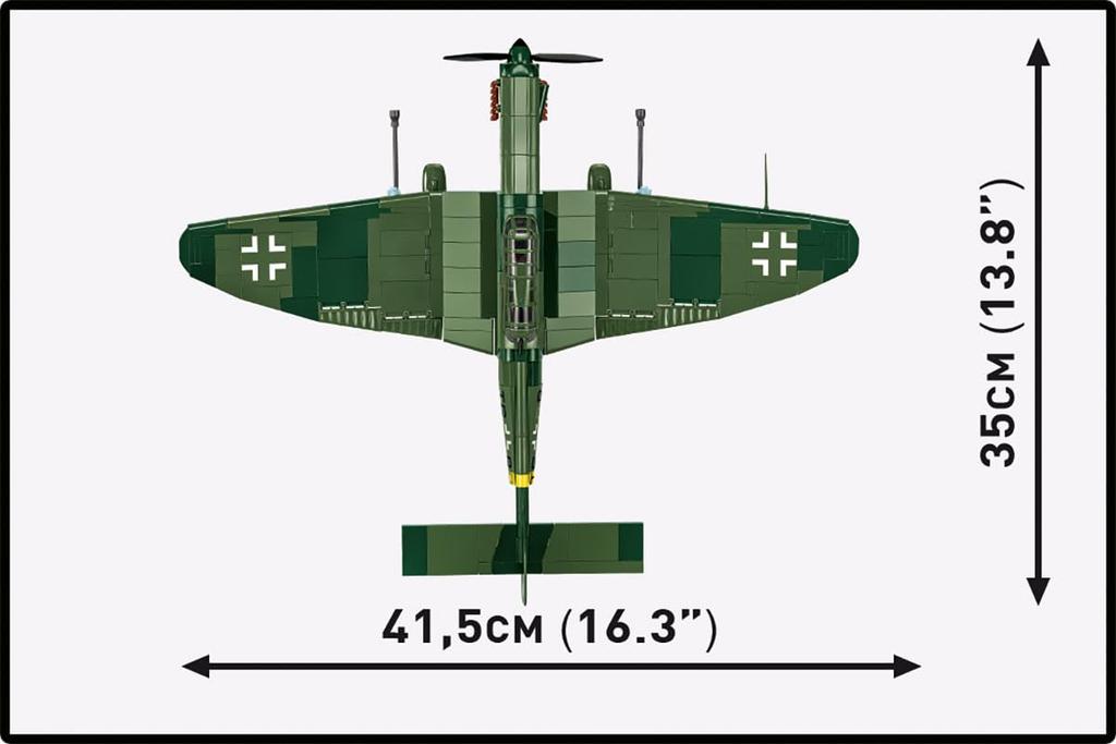 COBI Историческая Коллекция Вторая Мировая Война Самолет Junkers JU 87 G-2 STUKA, 571 Деталь