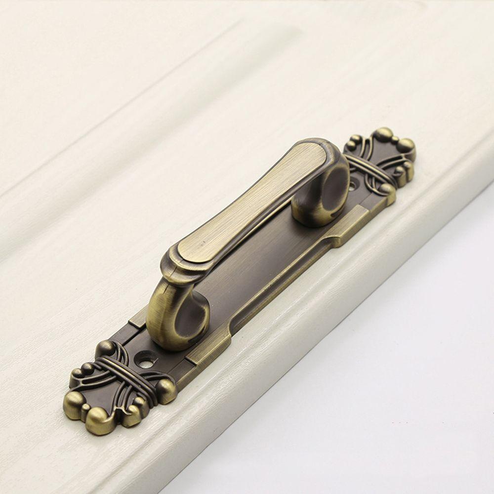 Античная медь Напротив двери Деревянная дверь Ретро ручки Дверная ручка Мебельная ручка Дверные ручки