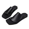 Outdoor Summer Slippers New Stylish Flip-Flops for Men Beach Sandals Comfortable Half Drag Non-Slip Man Flip-flops Simple Slides