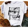 Japanese Anime My Hero Academia Graphic Fun Print Unisex Summer Cotton Couple Relaxed T-shirt  Summer Loose Y2K Streetwear Top