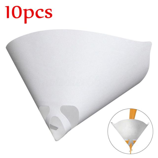 Автомобильная сетка для распыления краски, бумажный фильтр, очищающая воронка, одноразовый фильтр для краски, конические нейлоновые микронные бумажные воронки, инструменты