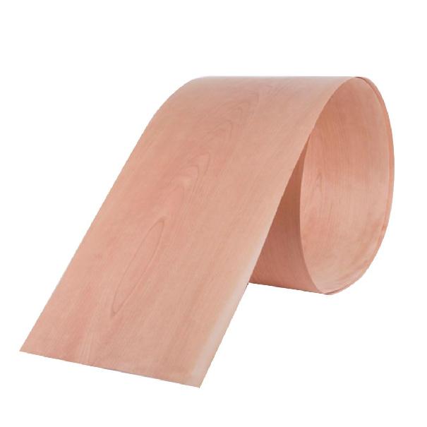 Натуральный вишневый тонкий деревянный шпон - Волнистая текстура, ширина 6" - Идеален для мебели, реставрации динамиков и украшения гитар - Декоративный шпоновый лист, 6"