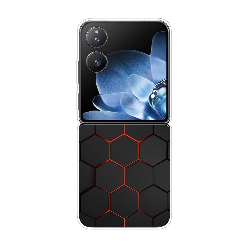 Твердая ПК-накладка для Xiaomi Mix Flip Противоударный чехол для телефона для Mi Mix Flip 5G Ультратонкая задняя прозрачная накладка MixFlip Чехол Coque Funda