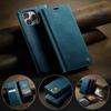 Роскошный кожаный чехол-бумажник для iPhone 16 15 14 13 12 11 17 Pro Max 17Air 14 15 16Plus 16e с магнитной застежкой и слотом для карт