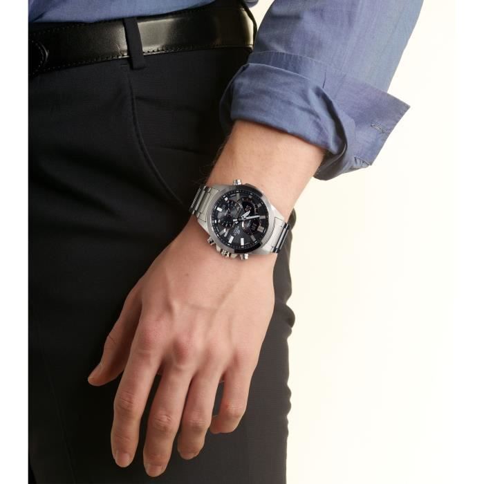 Montre - CASIO - ECB-30D-1AEF - 52,3mm - Argent