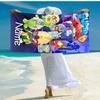 Personalized customized proof beach towel with SuperZings pattern - soft, absorbent,quick-drying,perfect swimming,camping&bathing