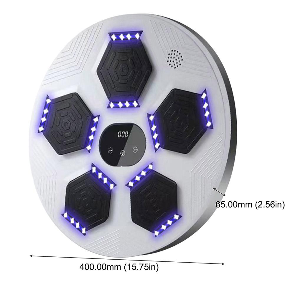 New Music Boxing Machine Boxing Training Punching Equipment BT Link Wall Mounted Boxing Wall Target for Kids Adults Exercise