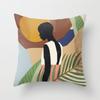Modern Minimalist Abstract Pillow Cover Minimalist Geometric Peachskin Velvet Cushion