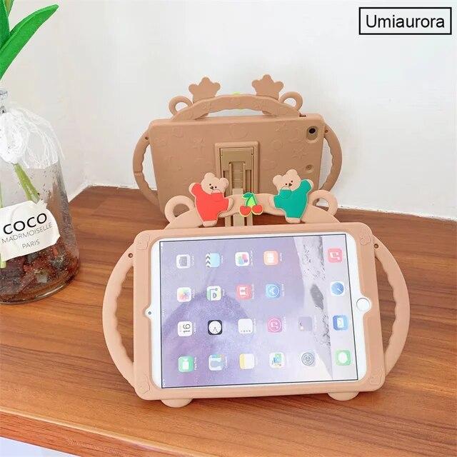 Детский чехол с милым мультяшным рисунком для Huawei Mediapad T5 M5 Lite 10 10,1, чехол для Honor V6 MatePad 10,4 M6 10,8, силиконовая подставка для планшета, принципиально