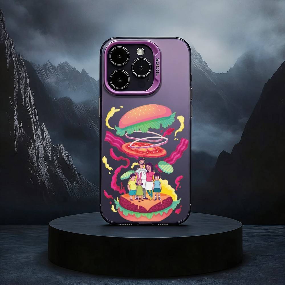 B-Bob's B-Burgers-RS Black Candy silver phone case Phone Case For iPhone17,16,15,14,13,12,11 Plus,Pro Max