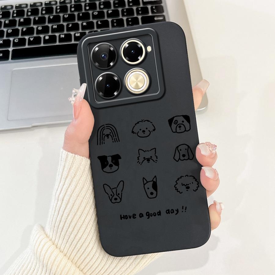 Чехол для Infinix Note 40 Pro Plus Note40 X6853 Чехол Цветок Мягкий Силикон Funda для infinix Note 40Pro X6852 Ударопрочный Capa