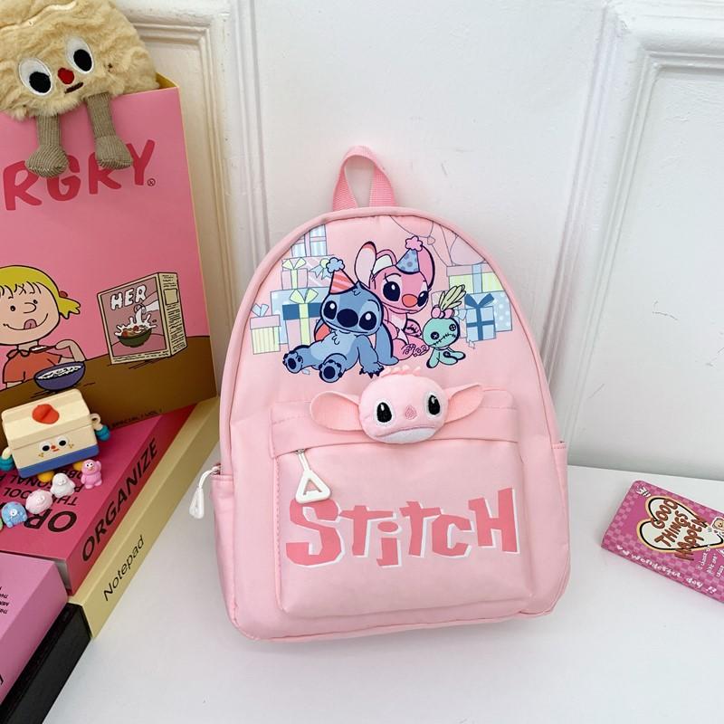 Casual Children'S Backpack Cute Cartoon Print Boys And Girls Backpack Kindergarten Primary School Bag