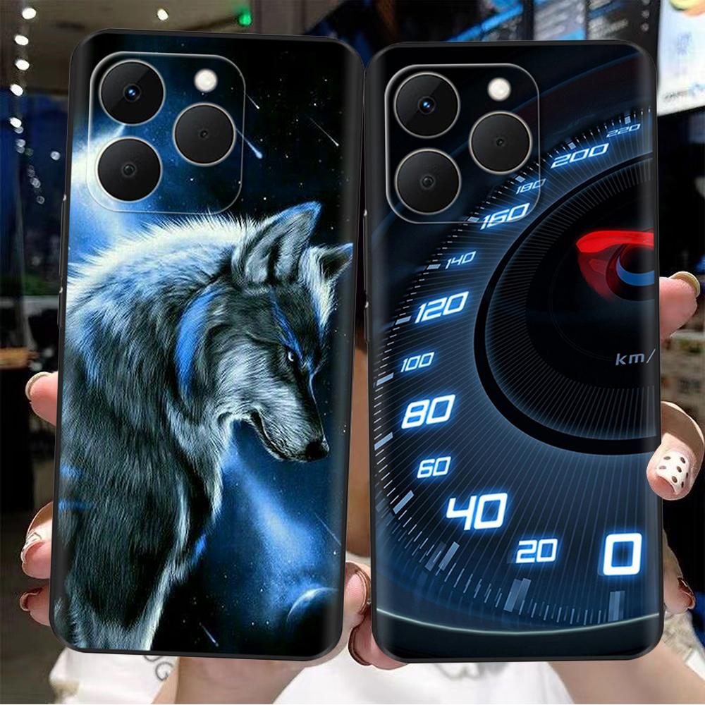 Для Realme 15T 5G Чехол Мягкий Силиконовый Бампер Мультяшный Цветок Череп Рисунок Задняя Крышка Для Oppo Realme 15T 15 T Чехлы Для Телефона Funda