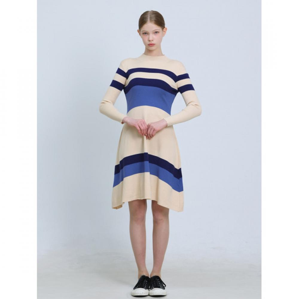 Ozoc Flare Knit Dress