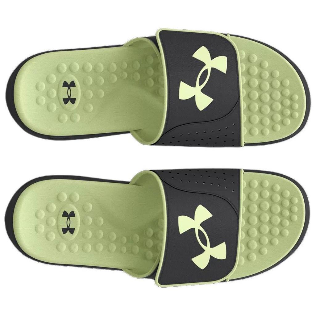 Under Armour Ignite 7 Comfortable Casual Slide Sandals Men Footwear Gray Green 3026023-107